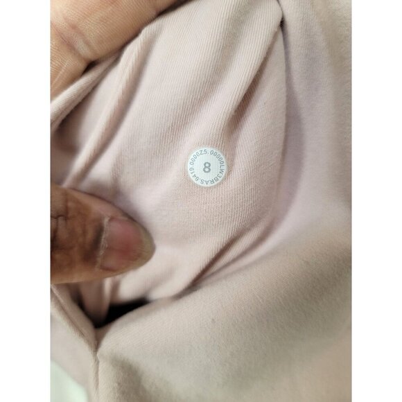 LULULEMON Athletic Scuba Pink Crewneck Sweatshirt Size 8 - Picture 10 of 11